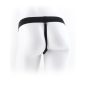 9" Hollow Strap-On with Balls Brown/Black