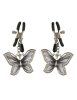 Butterfly Nipple Clamps  Silver