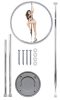 Fantasy Dance Pole  Silver