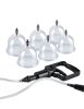 Beginner's 6pc. Cupping Set  Clear/ Black