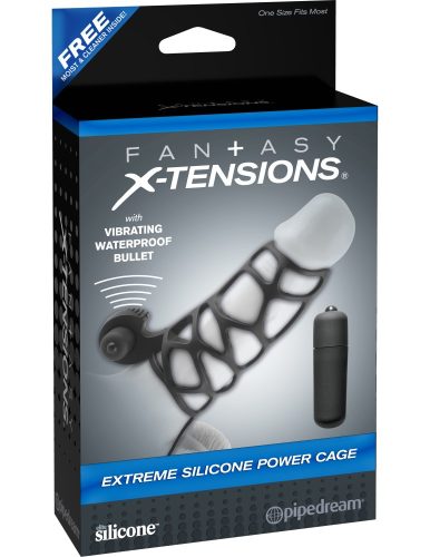 Extreme Silicone Power Cage  Black