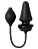 Inflatable Silicone Butt Plug  Black