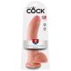 9" Cock with Balls  Light