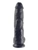 10" Cock with Balls  Black