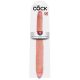 16" Tapered Double Dildo  Light