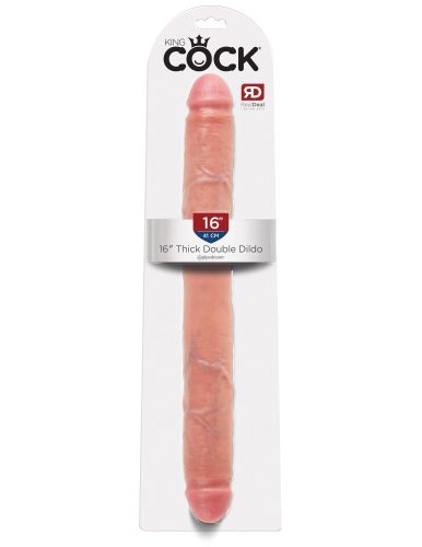 16" Thick Double Dildo  Light