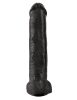 15" Cock with Balls  Black