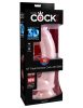 10" Triple Density Fat Cock with Balls Light
