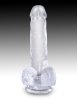 6" with balls Clear