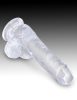 6" with balls Clear