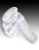 6" with balls Clear