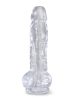 8" with balls Clear