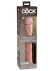 11" Dual Density Silicone Cock  Light