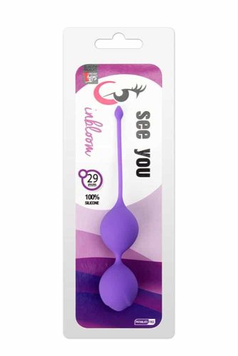 See You In Bloom Duo Balls 29 mm Purple