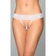 G-string - white {} S/M