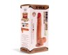 XMEN 7.6 inch Double Layer Silicon Dildo Brown