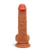 X-MEN 8.3 inch Double Layer Silicone Dildo Brown