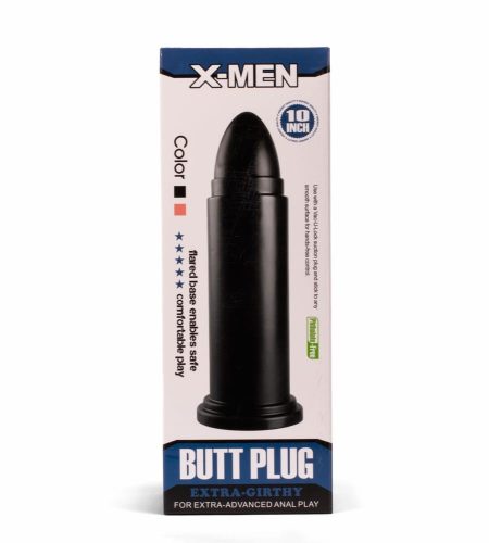 X-MEN 10" Huge Butt Plug Black 2