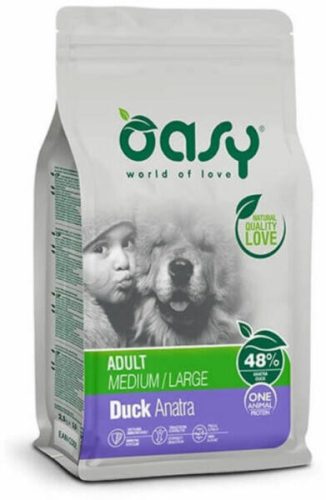 Oasy Dog Oap Adult Medium/Large Duck 12Kg