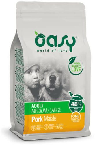 Oasy Dog Oap Adult Medium/Large Pork 2,5Kg