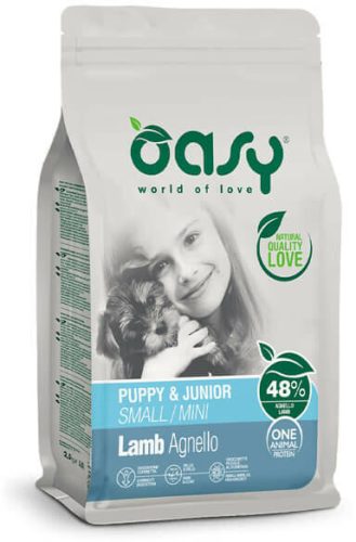 Oasy Dog Oap Puppy Small/Mini Lamb 800G