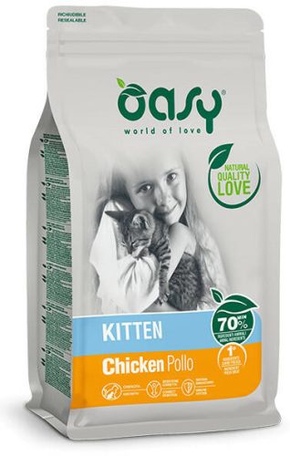 Oasy Lifestage Cat Kitten Chicken 300G