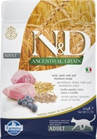 N&D Cat Ancestral Grain Bárány, Tönköly, Zab&Áfonya Adult 300G