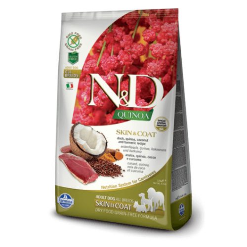 N&D Quinoa Dog Skin&Coat Kacsa 2,5Kg