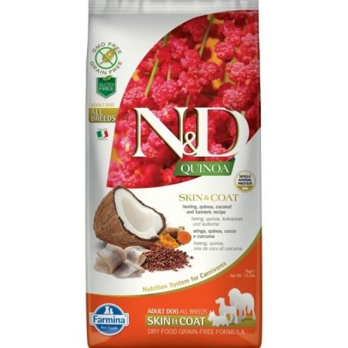 N&D Dog Quinoa Skin&Coat Hering 7Kg