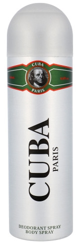 Cuba Green dezodor spray for men 200 ml