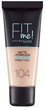 Maybelline Fit Me! matte smink for normal and oily skin 30 ml 104 Soft Ivory