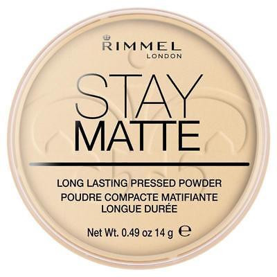 Rimmel Stay Matte Long Lasting Pressed Powder matting powder 14 g 001 Transparent