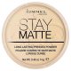 Rimmel Stay Matte Long Lasting Pressed Powder matting powder 14 g 001 Transparent