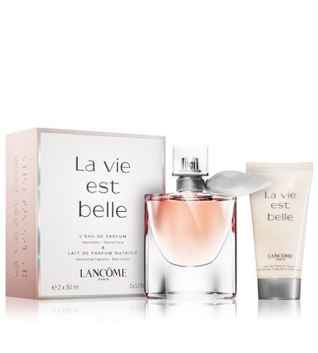 Lancome La Vie Est Belle eau de parfum for women 50 ml + testápoló 50 ml ajándék szett