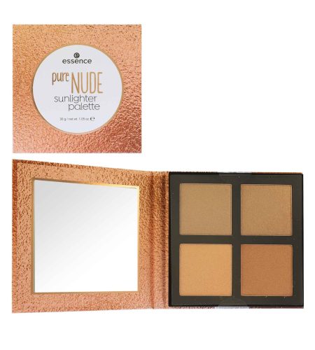 Essence Pure Nude Sunlighter paletka rozjasňovačů 30 g