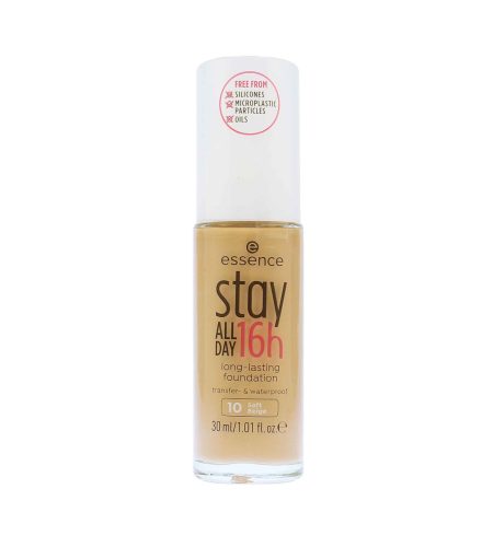 Essence Stay All Day 16h hosszan tartó smink 10 Soft Beige 30 ml