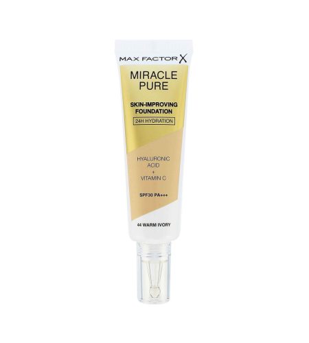 Max Factor Miracle Pure smink pro bőrjavító SPF 30 44 Warm Ivory 30 ml