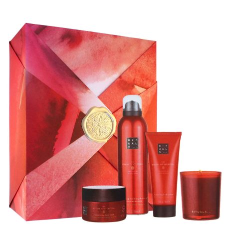 Rituals The Ritual of Ayurveda SET Medium (SG 200ml + BC 100ml + Scrub 125g + Candle 140g)