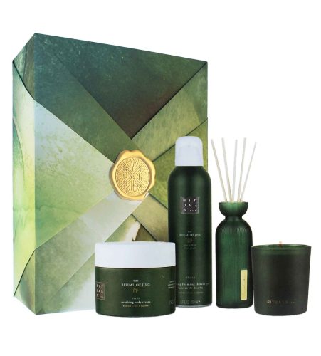 Rituals The Ritual of Jing SET Large (SG 200ml + BC 200ml + Candle 140g + Sticks 70ml)