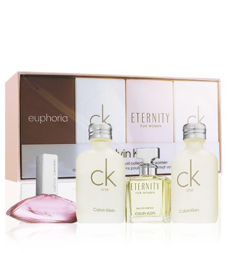 Calvin Klein Ladies SET W (Eternity EDP 5ml + Euphoria EDP 4ml + 2x CK One EDT 10ml)