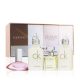 Calvin Klein Ladies SET W (Eternity EDP 5ml + Euphoria EDP 4ml + 2x CK One EDT 10ml)