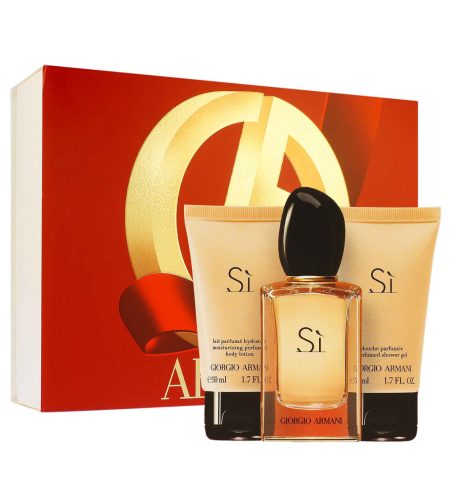 Giorgio Armani Sì SET W (EDP 50ml + Shower Gel 50ml + Body Lotion 50ml)