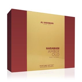   Al Haramain Amber Oud Ruby Edition SET U (EDP 75ml + EDP 30ml + DEO 200ml)