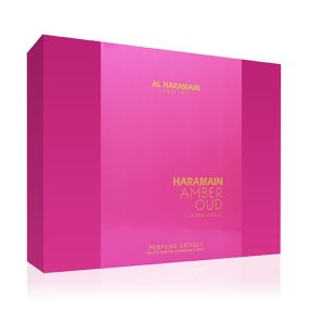   Al Haramain Amber Oud Ultra Violet ajándék szett for women eau de parfum 75 ml + eau de parfum 30 ml + body mist 200 ml