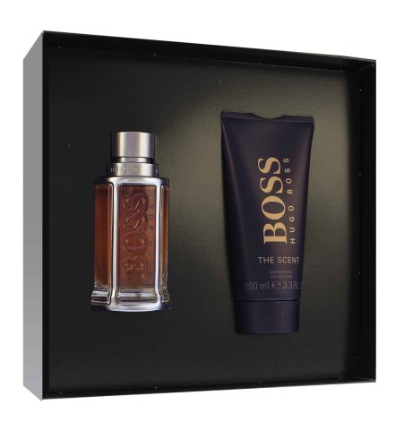 Hugo Boss Boss The Scent eau de toilette for men 50 ml + tusfürdő 100 ml ajándék szett