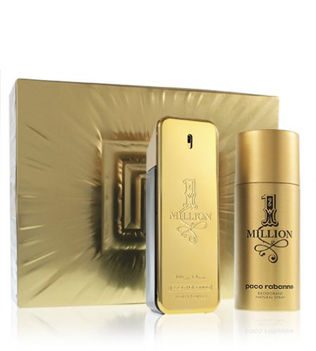Paco Rabanne 1 Million eau de toilette for men 100 ml + deospray 150 ml ajándék szett