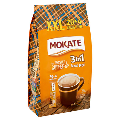 Mokate 3In1 Kávé Barnacukorral XXL (24*17G)